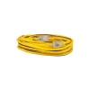 50', 12/3 Gauge/Conductors, Yellow/Purple Outdoor Extension Cord