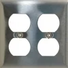 2 Gang, 4-1/2 Inch Long x 4.6 Inch Wide, Standard Outlet Wall Plate