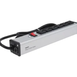 6 Outlets, 120 Volts, 15 Amps, 6' Cord, Power Outlet Strip