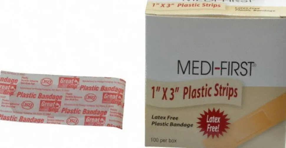 100 Qty 1 Pack 3" Long x 1" Wide, General Purpose Self-Adhesive Bandage