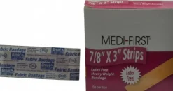 50 Qty 1 Pack 3" Long x 7/8" Wide, General Purpose Self-Adhesive Bandage
