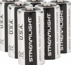 6 Qty 1 Pack Size CR123A, Lithium, 6 Pack, Standard Disposable Battery