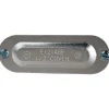 1/2" Trade, Aluminum Conduit Body Cover Plate