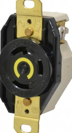 125 VAC, 30 Amp, L5-30R NEMA, Self Grounding Receptacle