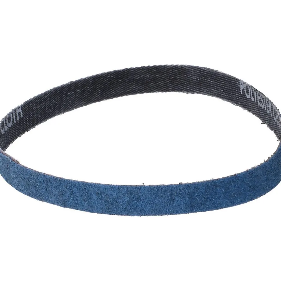 Abrasive Belt: 1/2" Wide, 18" OAL, 60 Grit, Zirconia Alumina