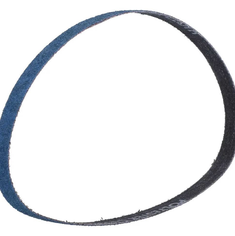 Abrasive Belt: 1/2" Wide, 18" OAL, 60 Grit, Zirconia Alumina