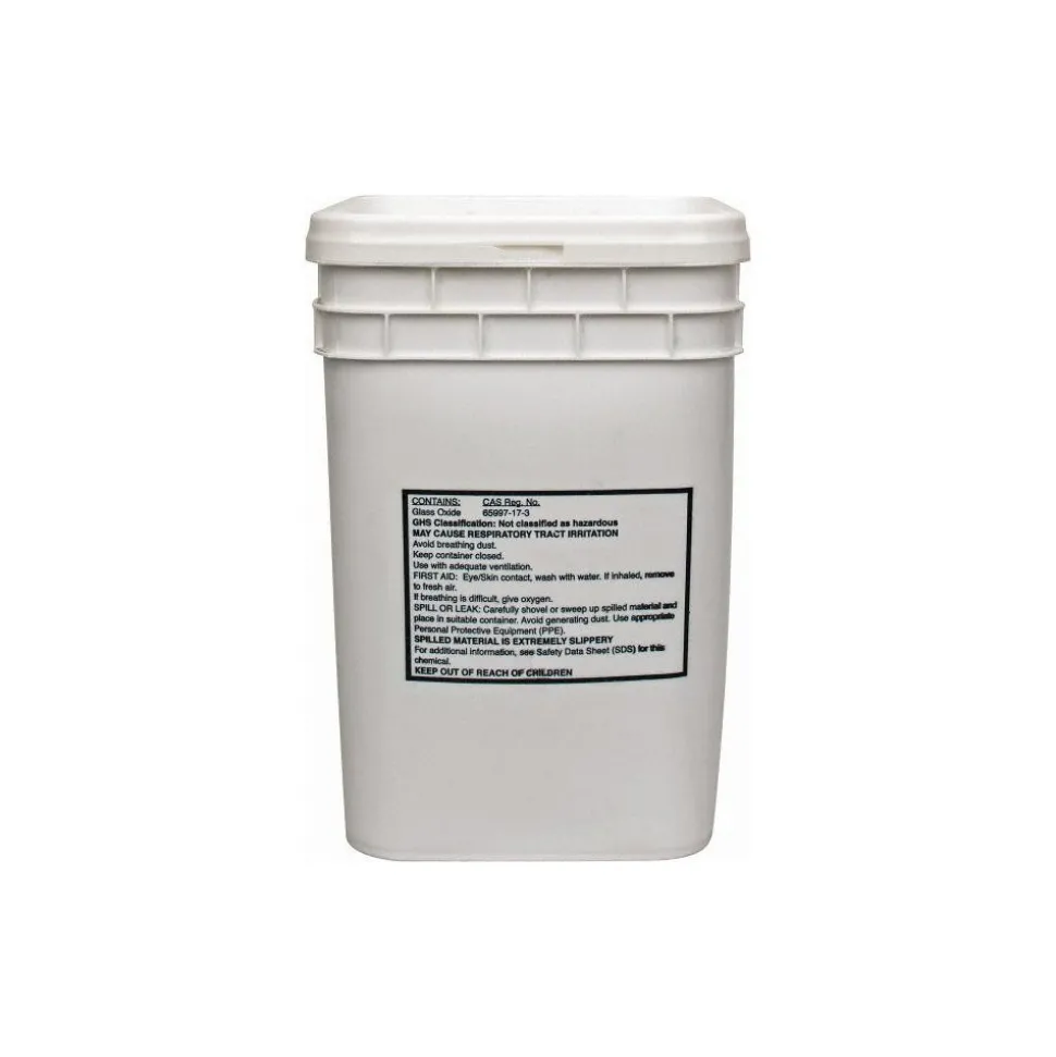 Abrasive Blasting Media: Coarse Grade, Smooth, Glass Bead