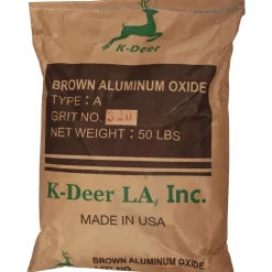 Abrasive Blasting Media: Fine Grade, Angular, Aluminum Oxide