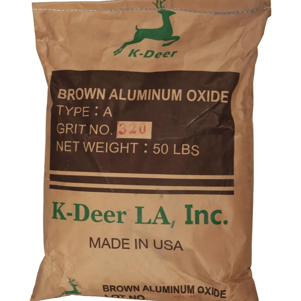 Abrasive Blasting Media: Fine Grade, Angular, Aluminum Oxide
