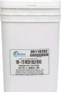 Abrasive Blasting Media: Medium Grade, Smooth, Glass Bead