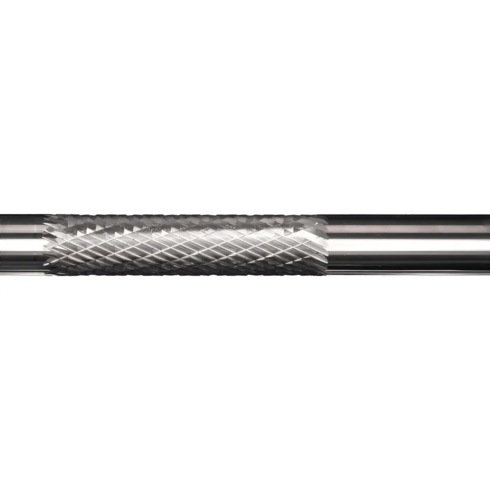Abrasive Burr: PDM-02DC, 1/8" Cut Dia, Cylinder With Pilot End, Double Cut