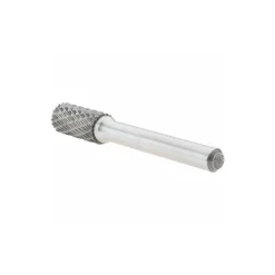 Abrasive Burr: SA-3DC-CCS2A, 3/8" Cut Dia, Cylinder With Flat End, Double Cut