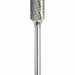 Abrasive Burr: SA-5DC, 1/2" Cut Dia, Cylinder With Flat End, Double Cut