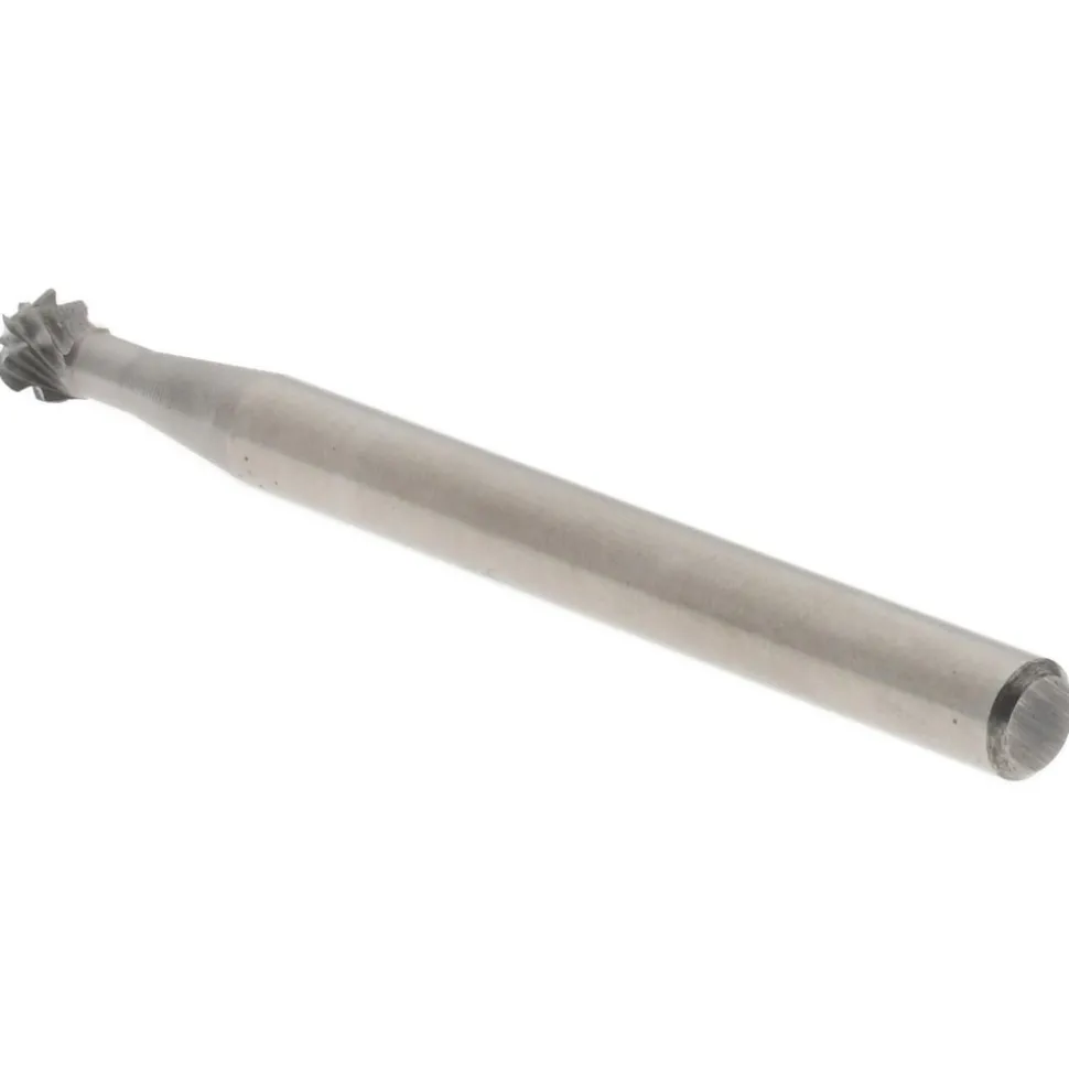 Abrasive Burr: SD-42, 1/8" Cut Dia, Ball, Double Cut