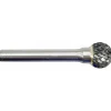 Abrasive Burr: SD-3, 3/8" Cut Dia, Ball, Double Cut