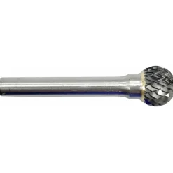 Abrasive Burr: SD-3, 3/8" Cut Dia, Ball, Double Cut