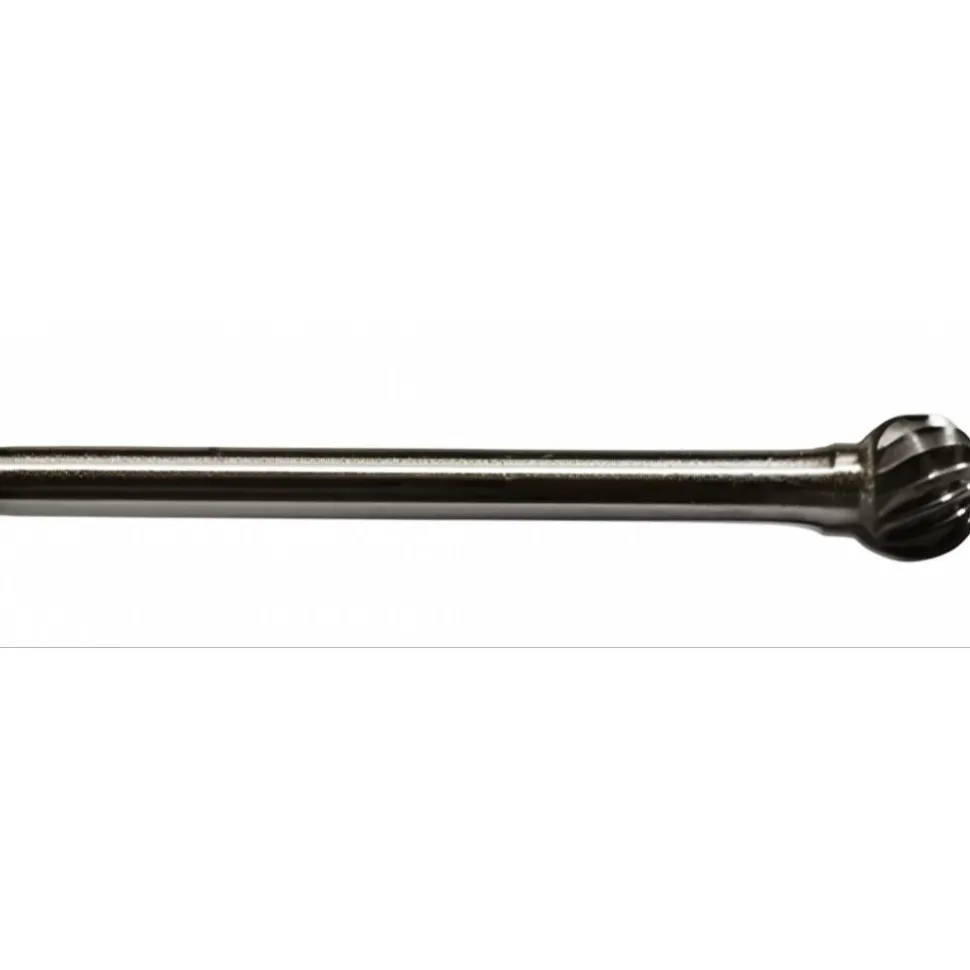 Abrasive Burr: SD-53, 3/16" Cut Dia, Ball, Double Cut
