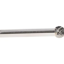 Abrasive Burr: SD-3DC-CCS2A, 3/8" Cut Dia, Ball, Double Cut