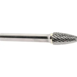 Abrasive Burr: SF-3DC-CCS2A, 3/8" Cut Dia, Tree With Radius End, Double Cut