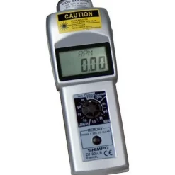 Accurate up to 0.006 +/- 1% Digit (6 RPM Max) (25,000 to 99,999 RPM), 1 RPM Resolution, Contact and Noncontact Tachometer
