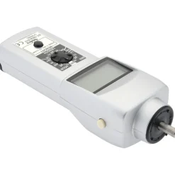 Accurate up to 0.006 +/- 1% Digit (6 RPM Max) (10,000 to 25,000 RPM), 0.001 RPM Resolution, Contact Tachometer