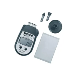 Accurate up to 0.006 +/- 0.5% Digit (600 to 99,999 RPM) and 0.4 +/- 1% Digit (600 to 99,999 RPM), Contact and Noncontact Tachometer