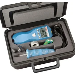 Accurate up to 0.01 (Optical) and 0.05 (Contact), 0.001 to 10 RPM Resolution, Contact and Noncontact Tachometer