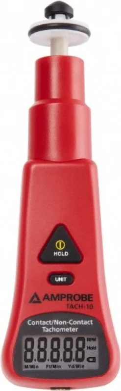 Accurate up to 0.1%, 0.0001 to 1 RPM Resolution, Contact and Noncontact Tachometer