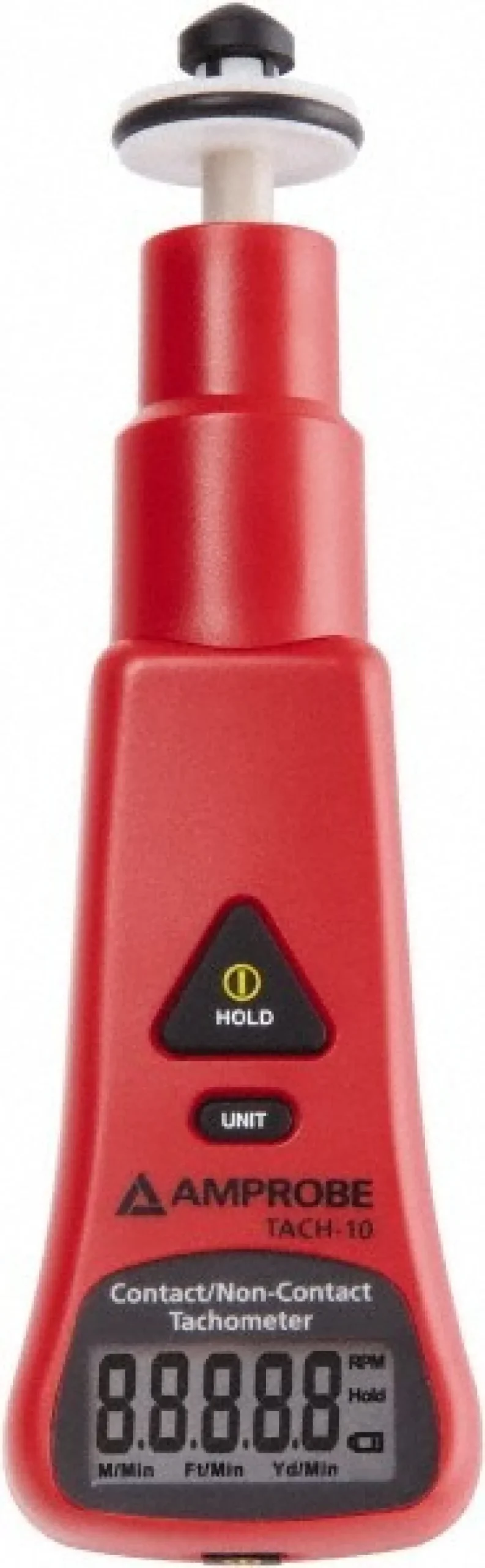 Accurate up to 0.1%, 0.0001 to 1 RPM Resolution, Contact and Noncontact Tachometer