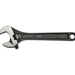 8" Adjustable Black Oxide Wrench - Bagged