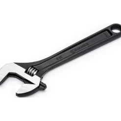 8" Adjustable Black Oxide Wrench - Bagged