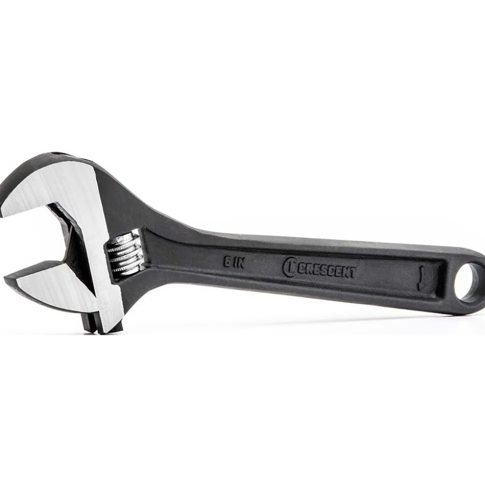 6" Adjustable Black Oxide Wrench - Bagged