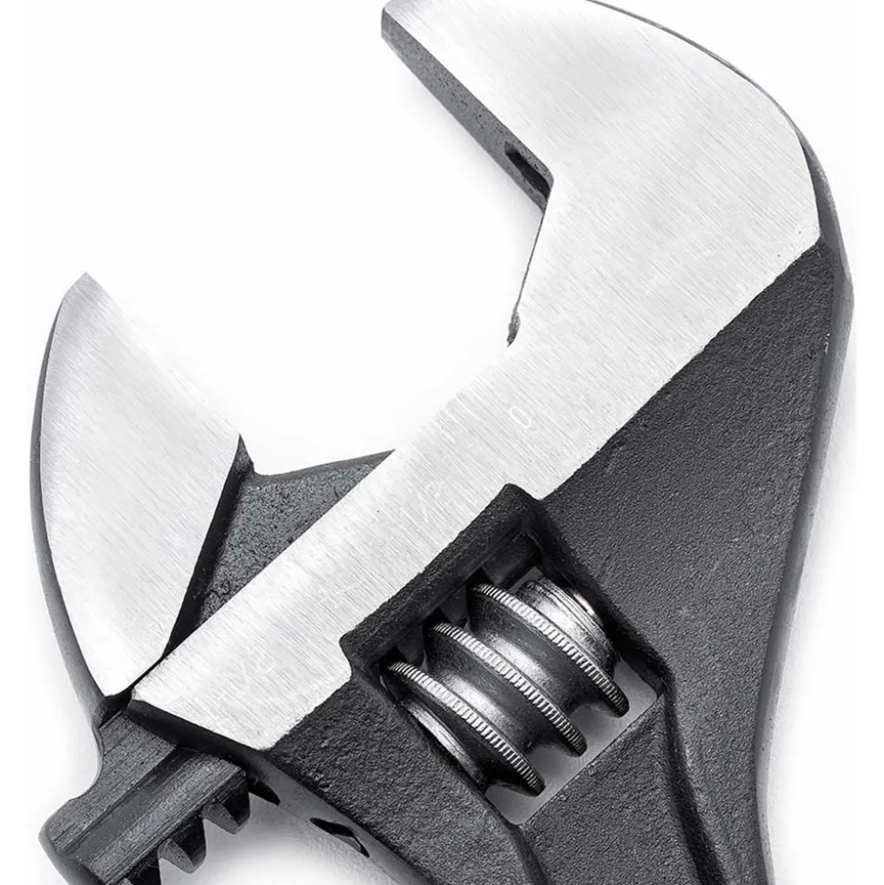 6" Adjustable Black Oxide Wrench - Bagged