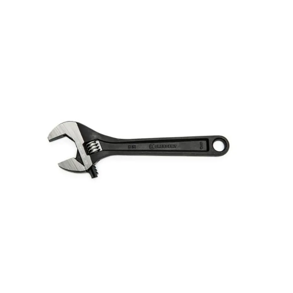 6" Adjustable Black Oxide Wrench - Bagged