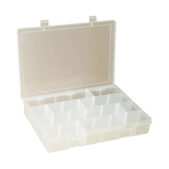 Adjustable Compartment Clear Small Parts Compartment Box