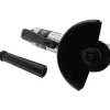 Air Angle Grinder: 4" Wheel Dia, 10,000 RPM