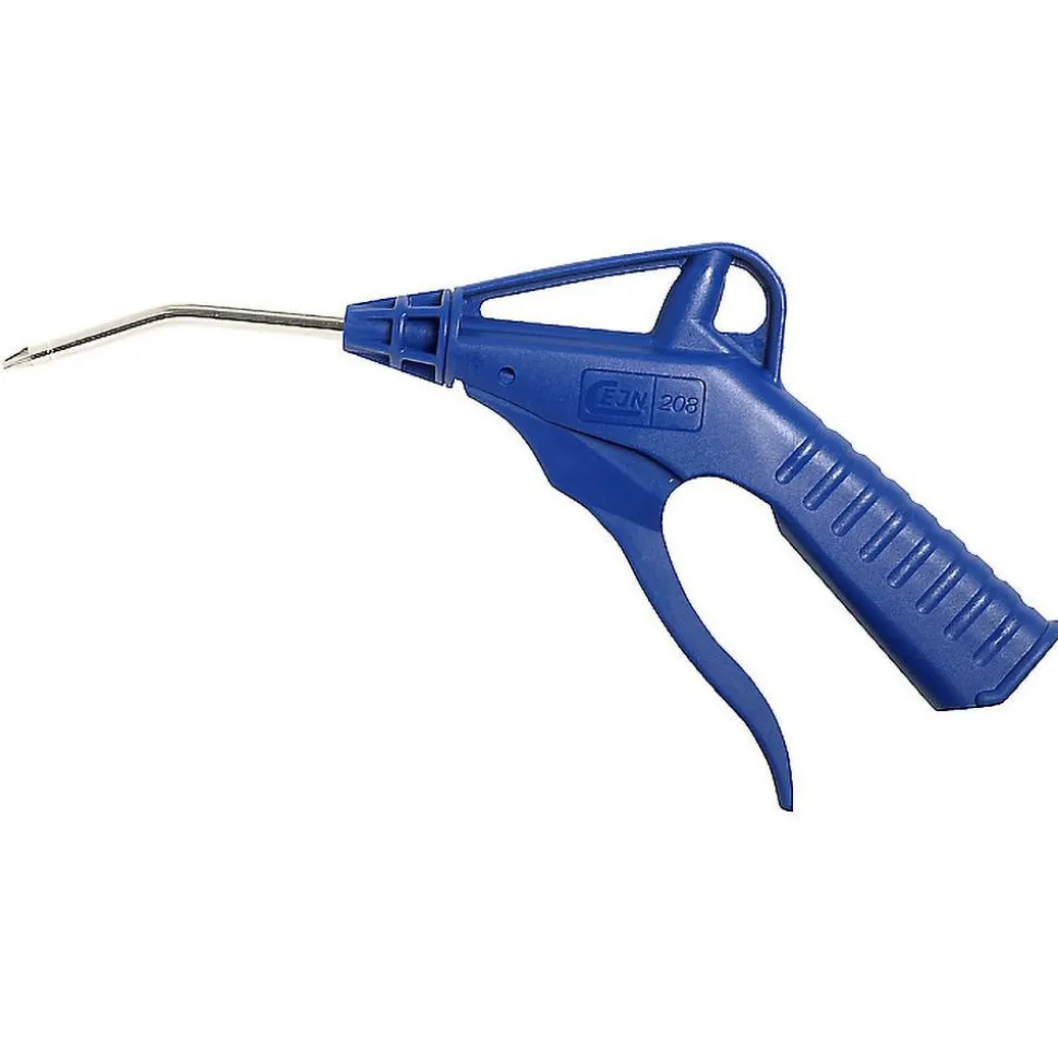Air Blow Gun: Bent Fixed Star-Tip Safety Extension Tube, Pistol Grip