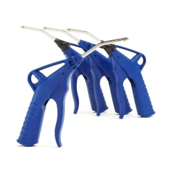 Air Blow Gun: Bent Fixed Star-Tip Safety Extension Tube, Pistol Grip