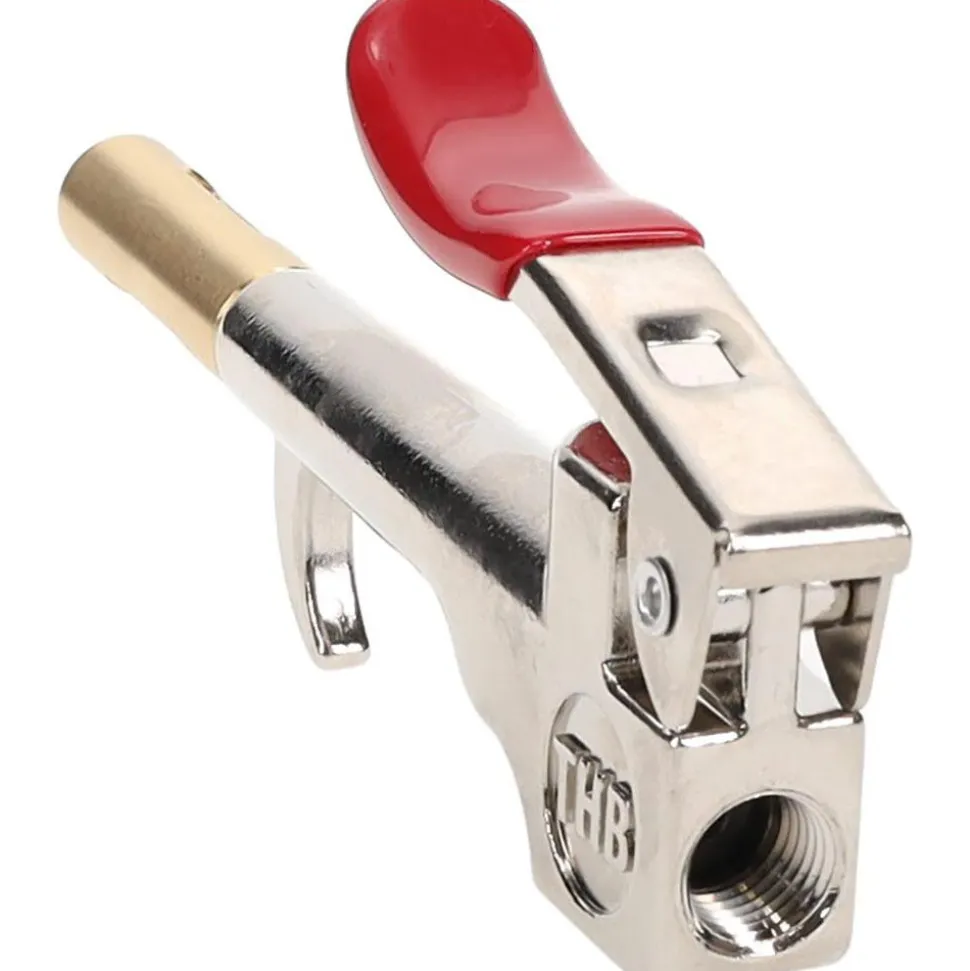 Air Blow Gun: High Flow Safety Nozzle, Thumb Lever