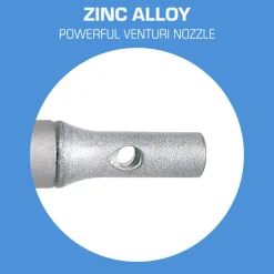 Air Blow Gun: Maximum Power Venturi Nozzle, Pistol Grip