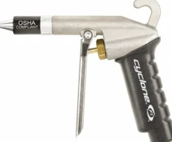 Air Blow Gun: Quiet Safety Nozzle, Pistol Grip