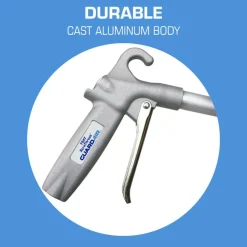 Air Blow Gun: Safety Extension Tube, Pistol Grip