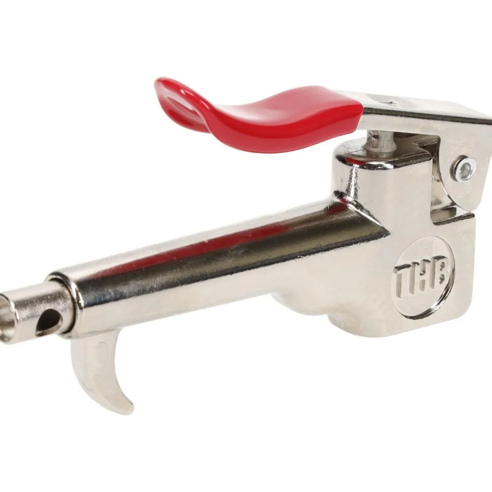 Air Blow Gun: Safety Nickel Tipped, Thumb Lever