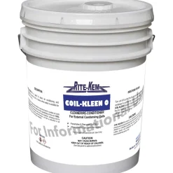 Air Conditioning & Refrigeration Cleaner: Concentrated, 5 gal