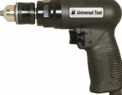 Air Drill: 3/8" Keyed Chuck, Reversible