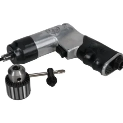 Air Drill: 3/8" Keyed Chuck, Reversible