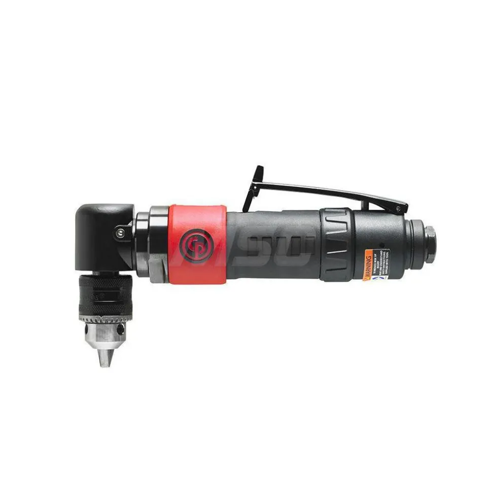 Air Drill: 3/8" Keyed Chuck, Reversible