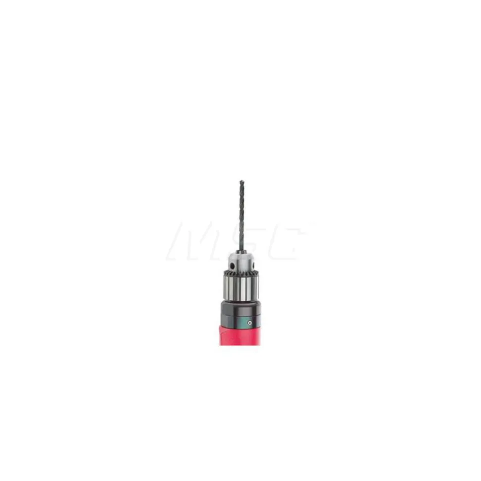 Air Drill: 3/8" Keyed & Keyless Chuck, Non-Reversible