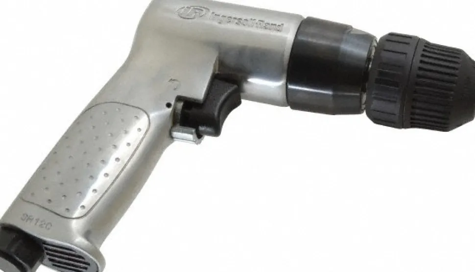 Air Drill: 3/8" Keyless Chuck, Reversible