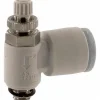 Air Flow Control Valve: Flow Control Elbow, PBT, 6 mm Tube OD